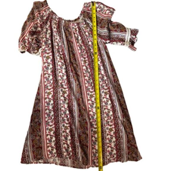 Floral Shift Off The Shoulder Dress Size S/M - Picture 6 of 10